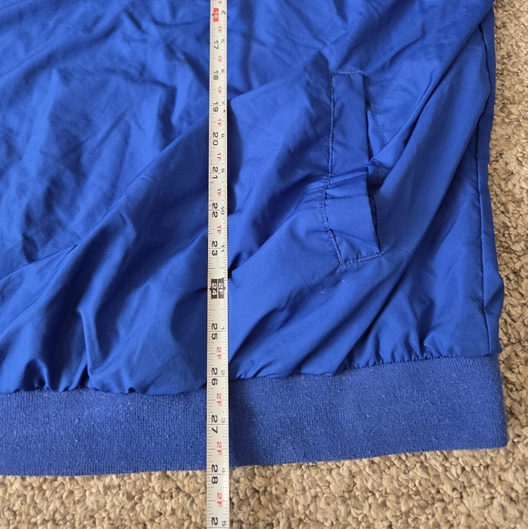 Vintage Reebok Rugby Windbreaker Pullover Blue, Lined XXL - Picture 11 of 14